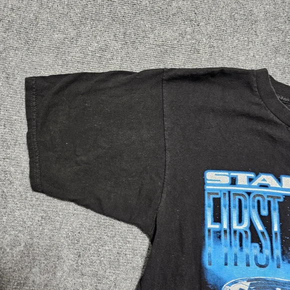 Vintage 1996 Star Trek First Contact Movie Release T Shirt Adult L Sci Fi RARE
